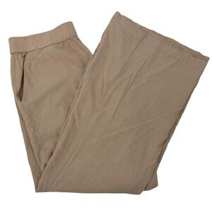 Marine Layer Womens Size Large Wide Leg Pants Tencel Pull On Beach Minimalist